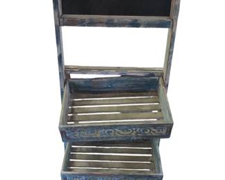 Distressed Multi Tiered Wooden Plant Stand 