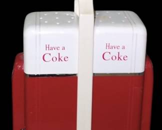 Retro Coca Cola 1993 Salt Pepper Set 