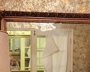 Vintage 1950 gold ornate large mirror