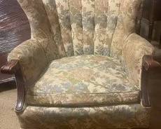 Antique fan back chair