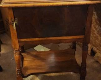 Antique Colonial Smokers Stand