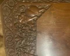Mid 20th Century Anglo-Indian carved Elephant table