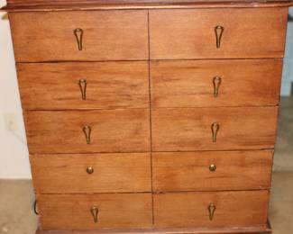 Vintage mid century modern wood chest