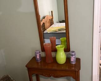 Small table and mirror