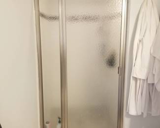 Glass shower door