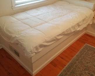Twin mattress (beds are built-in)