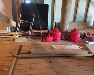 Garage stuff; freestanding hammock with frame