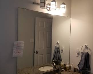 Vanity mirror & lights
