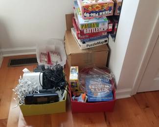 Games and household supplies