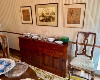 Server - Buck County Collection by Stephen von Hohen  Watercolor by Dick Lauder