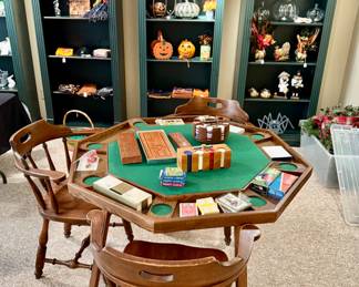Poker Table, Christmas, Halloween, Easter, and Thanksgiving Decor 