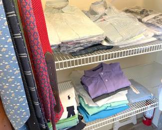 high-end men's button down dress shirts, polo shirts, silk ties -- arthur & fox, ralph lauren, brooks brothers, rhone, abercombie & fitch, hilditch & key