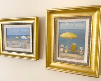 many original oils -- European, New England, Florida