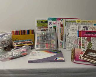 Oil Pastels, Markers, Color Pencils, Coloring Books And More