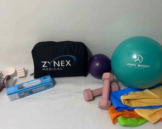 Workout Pilates Balls And Bands With Massager Recovery