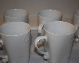 Corelle Coordinates Porcelain Cups 11 cups with Warmer