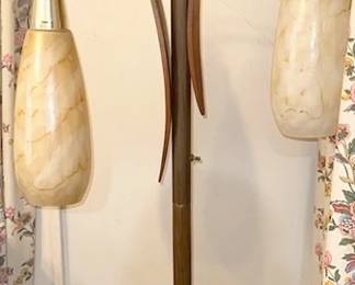  07 Vintage MidCentury Modern Tension Pole Lamp