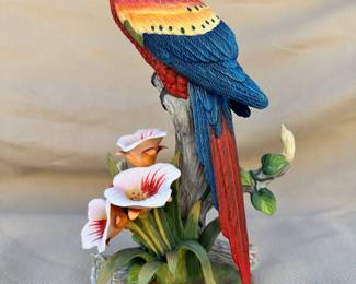 Andrea by Sadek scarlet macaw figurine #9722.