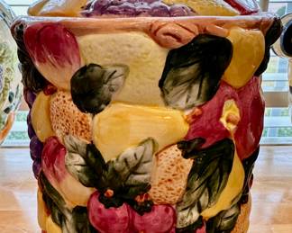 Vintage ceramic cookie jar.