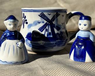 Delft cup and bells.