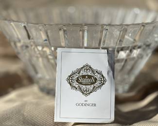 Godinger Shannon Crystal flared bowl.