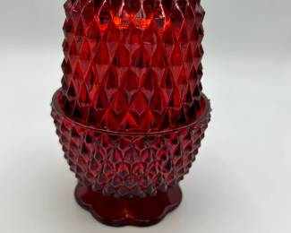 More vintage glass - this fairy lamp is adorable!