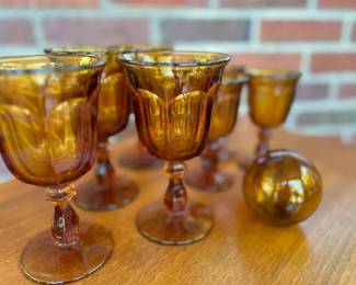 Lots of amber glassware!
