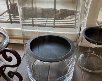 Tall Hurricane Candle Holder