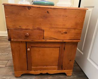 Antique primitive Flip Top Dry Sink
