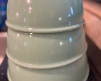 Set three FireKing Jadite Mixing bowls