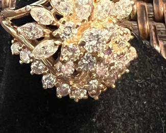 14k 2 carat TW diamond ring size 7 includes appraisal 