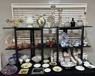 Pink Glass, China, Decor, etc.