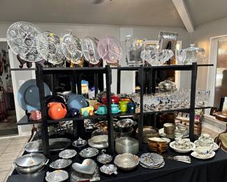 Crystal, Fiesta ware, Glassware, China, Arthur Court, Nambe