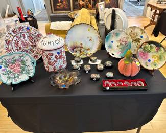 Decorative Plates, Russian Music Boxes, etc.