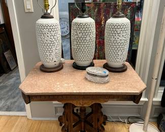 Eastlake Marble Top Table