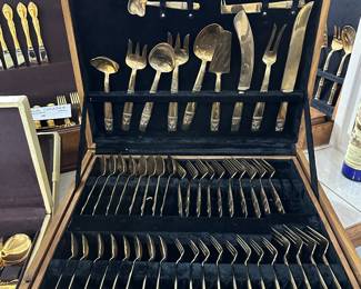 Thailand Goldtone Flateware