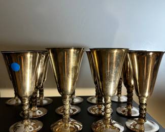 Valero Grapevine Silver plate Stemware