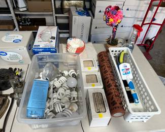 Light bulbs, Tile, etc.