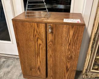 Locking Media Cabinet
