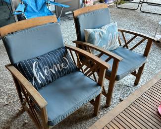 Wood Patio Chairs