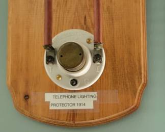 Vintage telephone equipment