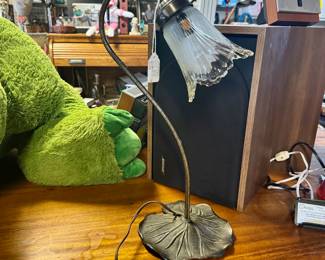 Vintage Gooseneck L and L WMC Tulip Lamp