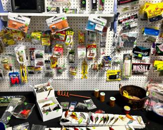 More fishing supplies