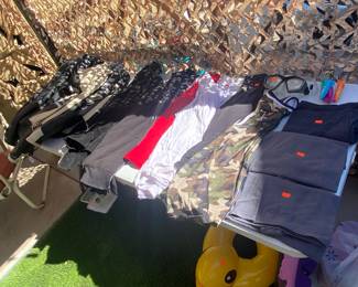 Motorcycle jacket, misc clothes mens.