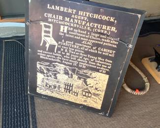 The back of a mirror