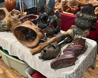 Antique African Art and Burl