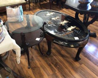 Beautiful Inlaid Asian Table