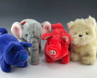 Collection Of Four Vintage Battery Operated Animals