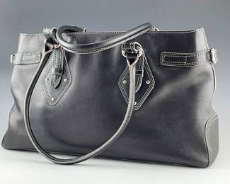 Cole Haan Trinity Black Leather Handbag