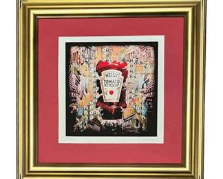 Heinz Tomato Ketchup. 03 Limited Edition Pop Art Giclee Print, Hand Signed and Numbered by Tehos